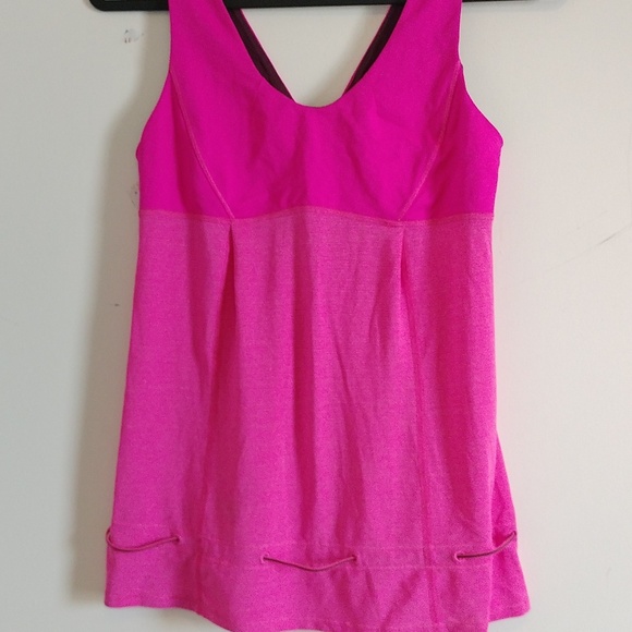 Lululemon Hustle & Bustle TankHeathered Raspberry Glo Light / Raspberry Glo Li - Picture 3 of 15